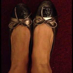 Sold .sold... Authentic Chanel ballet flats