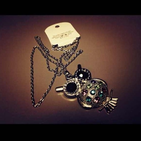 ❌TRADED❌Owl colorful necklace💚🎀 - Picture 3 of 3