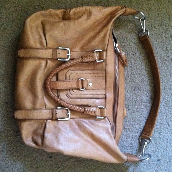 The SAK all brown leather shoulder bag handbag