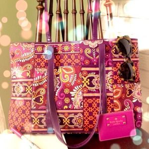 Vera Bradley Safari Sunset Shoulder Bag