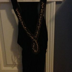 Racer back little black dress