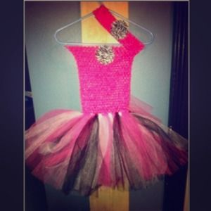 Pink and zebra tutu