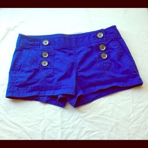 Cobalt Blue Nautical Shorts from Express.