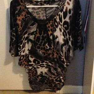 Cheetah print top