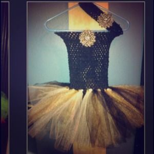Black and gold tutu