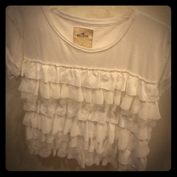Hollister Ruffled Top