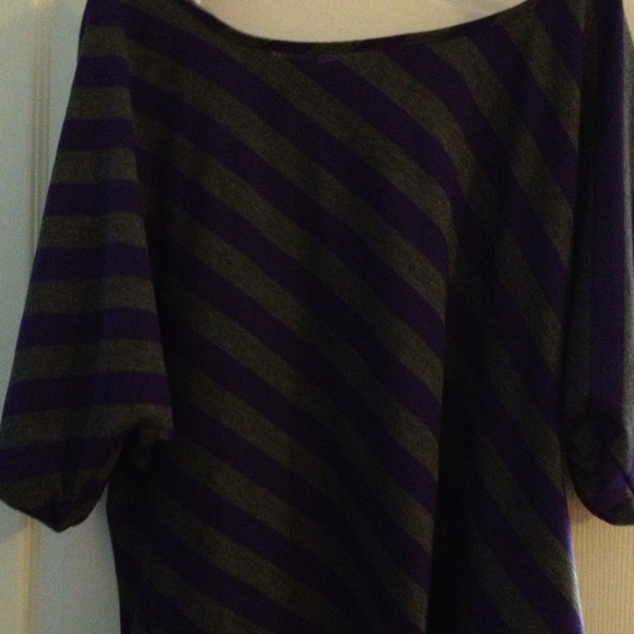 Cute grey & purple shirt