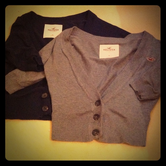HOLLISTER QUARTER SLEEVE CARDIGANS