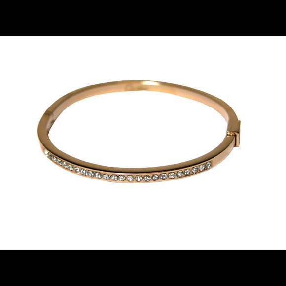 Beautiful gold rose stainless steel bracelet