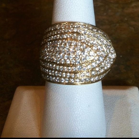 Sonia Bitton 14K YG 2.51CT Diamond Layers Ring - Picture 2 of 4