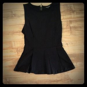 RESERVED for Lyn...Top Shop Black Peplum Top