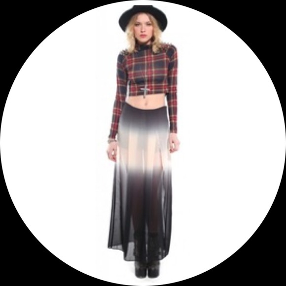 🚫SOLD🚫 Ombré Dip-dyed Maxi Skirt