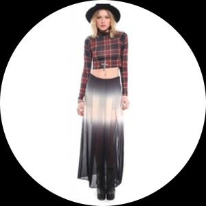 🚫SOLD🚫 Ombré Dip-dyed Maxi Skirt