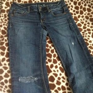 American Eagle boot cut dark wash jeans