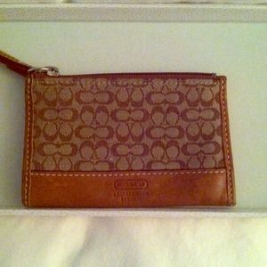 Coach key ring/change purse.