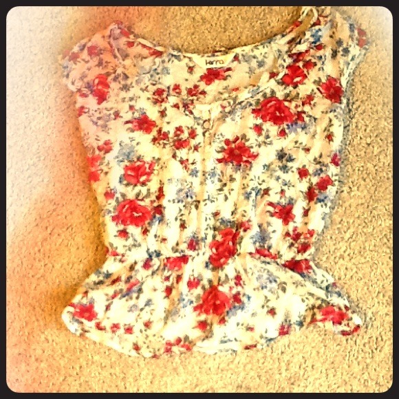 Pacsun Floral Top