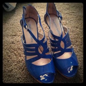 Blue shoes