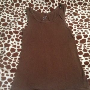 Brown tank top