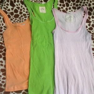 Hollister & Abercrombie tank tops