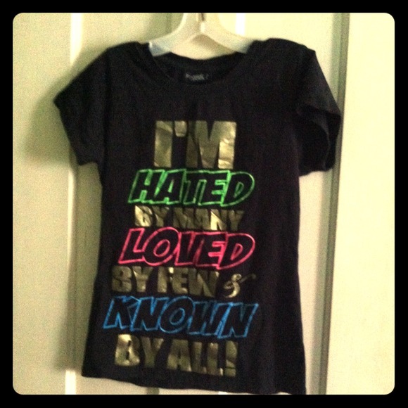 Black graphic tee