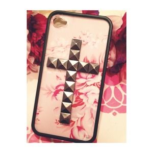 Light pink floral IPhone 4/4s case