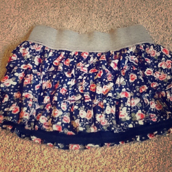 Floral Cotton Skirt