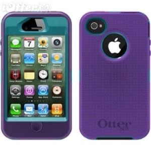 IPHONE 4/4s purple and blue otterbox case