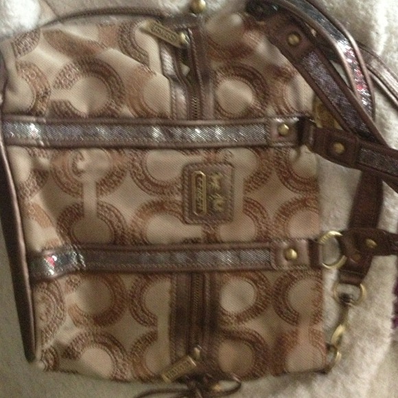 Sparkle coach bag