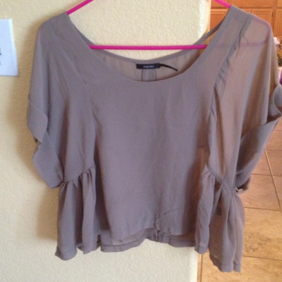 Brown blouse