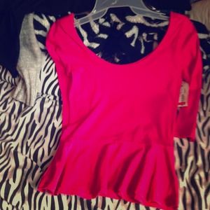 Peplum top