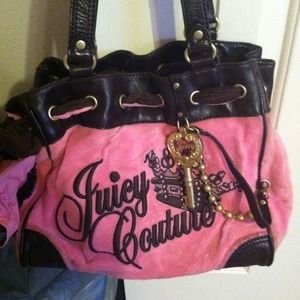 Juicy couture velour purse