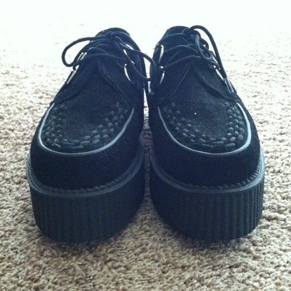 Black Suede T.U.K Creepers