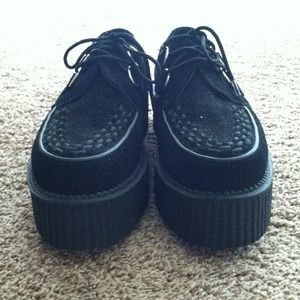 Black Suede T.U.K Creepers