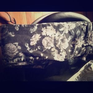 Floral skinny jeans