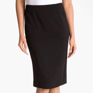 Theory Rita Black Pencil Skirt 00
