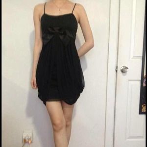 Evening black dress