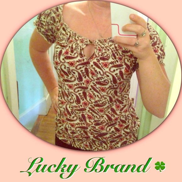 Lucky Brand Peasant Top