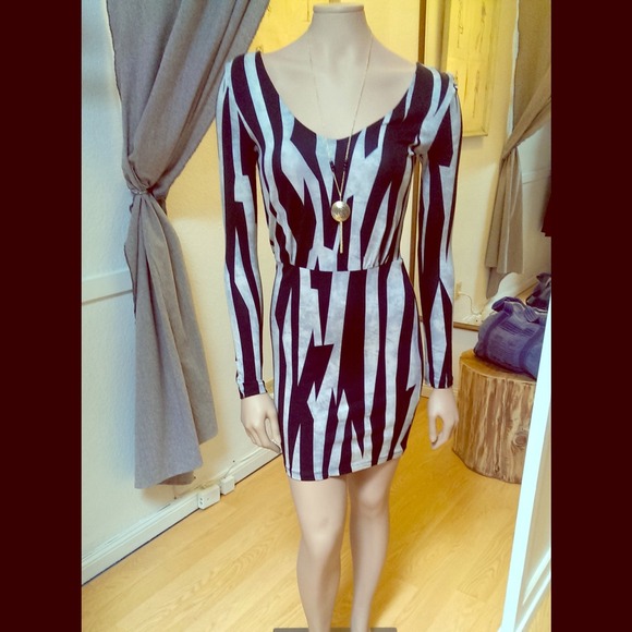 BCBC Open Back Dress