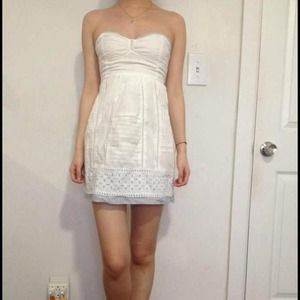 Gilly hicks white clean dress.