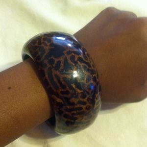 'Cheetah' print bracelet