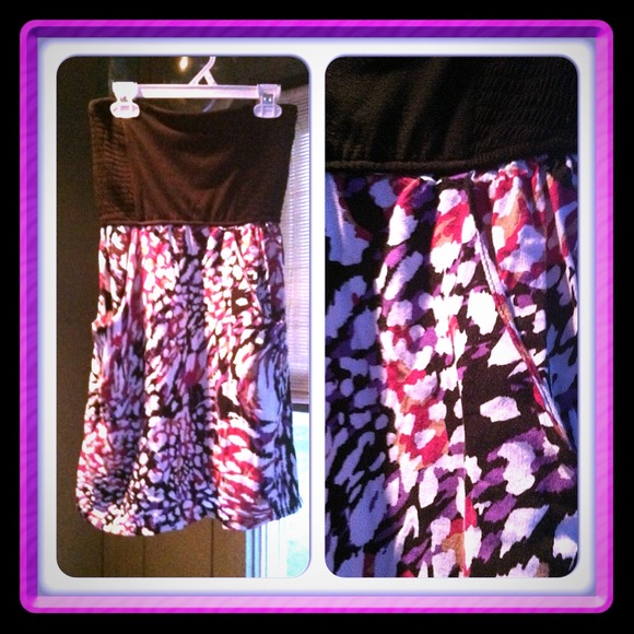 💜Sold💜Adorable strapless dress/tunic💜