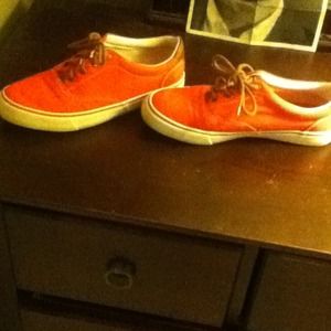 Pink Faded Glory with rope laces.