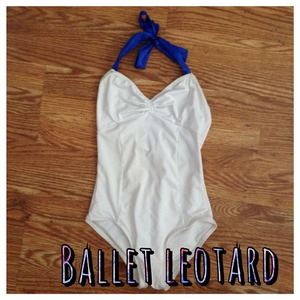 White Ballet Leotard
