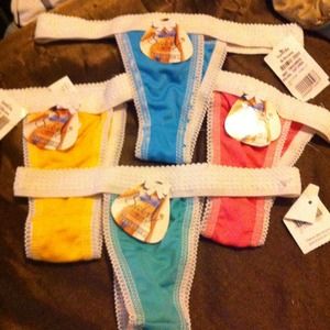 Set of 4 brand new Brazilian panties.
