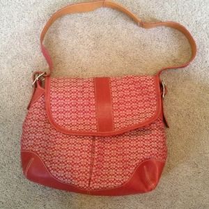 Authentic coach messenger bag