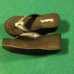 Wedged Sketchers Sandals