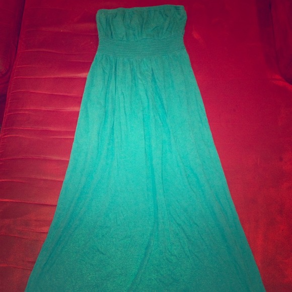 Sea green maxi