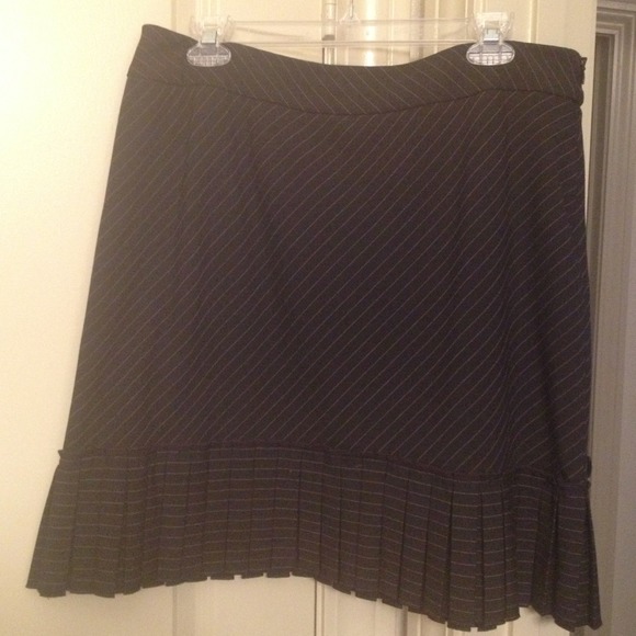 SOLD in bundle...INC Skirt with purple pin stripes