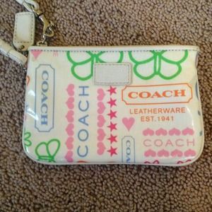 Coach wristlet
