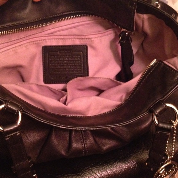 Coach Black Leather Casual Purse - Picture 4 of 4